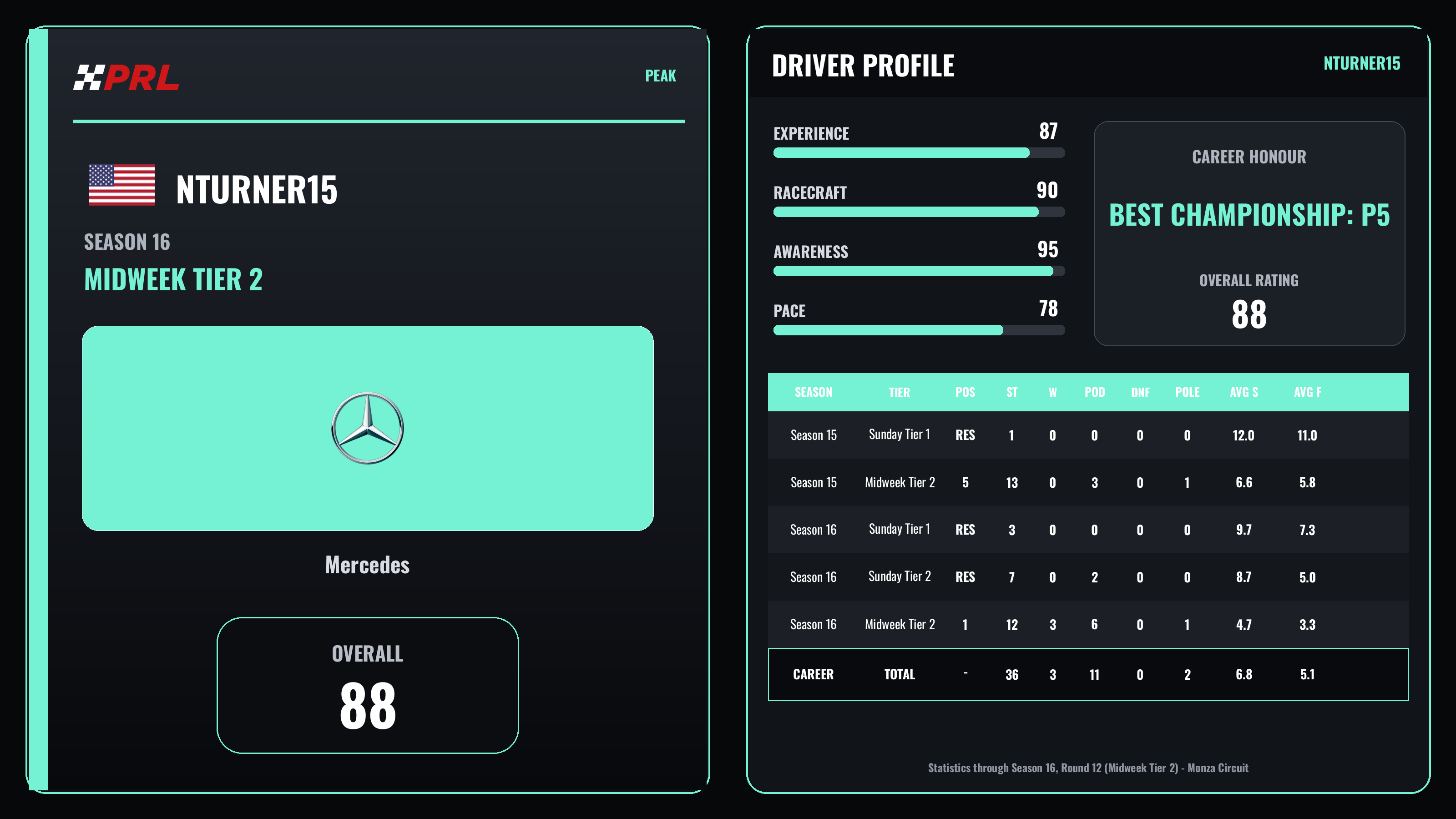 Nturner15 Peak driver card
