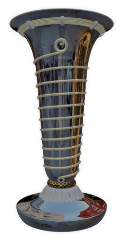 Drivers’ championship trophy